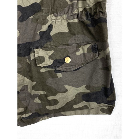 Love Tree Women’s Camo Snap Button Cinchable Waist Collar Multi Pocket Vest Med - Picture 7 of 16